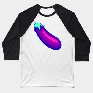 Eggplant Baseball T-Shirt